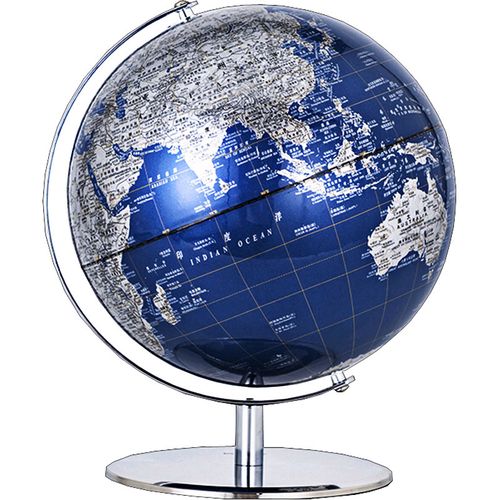 25cm高档金属地球仪(弓形架) 测绘出版社 杨幼根 编 世界行政区划图